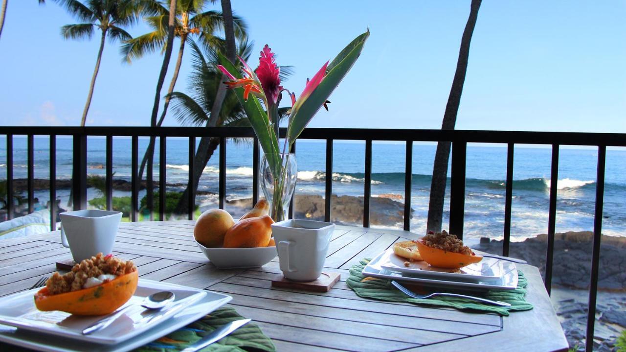 Oceanfront-Incredible Views, Surf Break & Romantic Sunsets At Bali Kai 223 Kailua-Kona Exterior foto